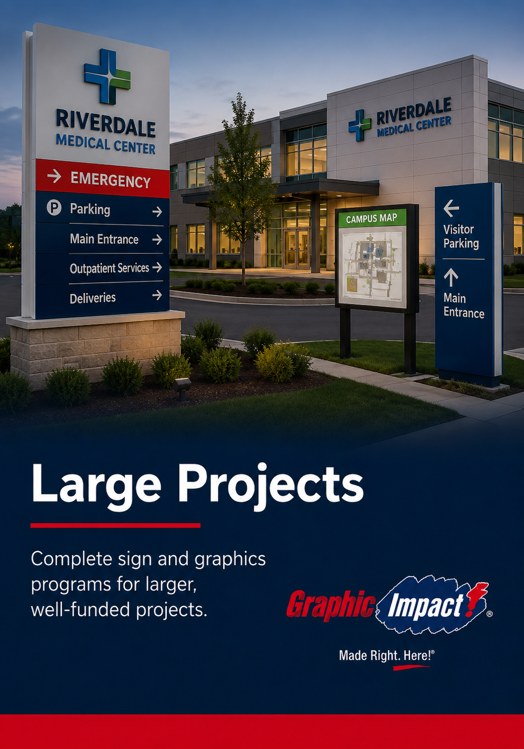 Graphic Impact Custom Signs, Vinyl Banners, Apparel, Promotional Specialties and Awards in Tucson, Arizona 7 Digital signs