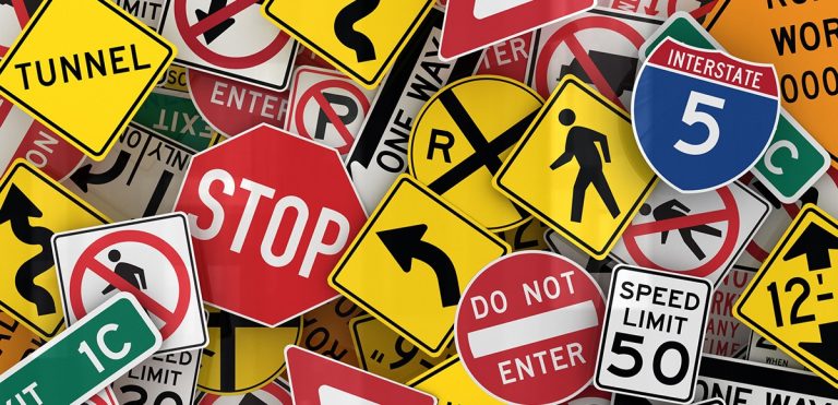 Official Colors For Traffic Signage