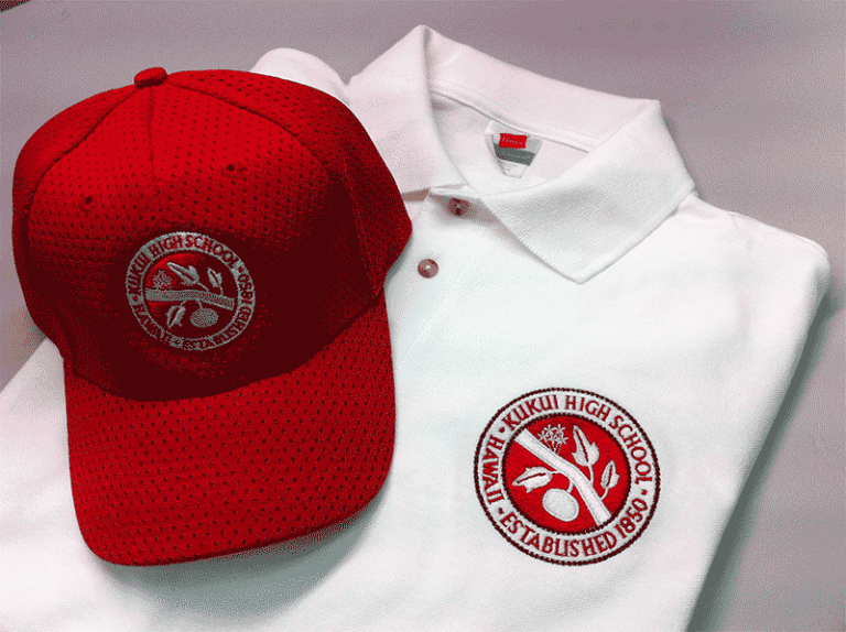 Embroidered Shirts and Caps