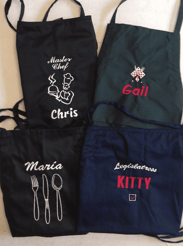 Aprons are One of Our Most Popular Items