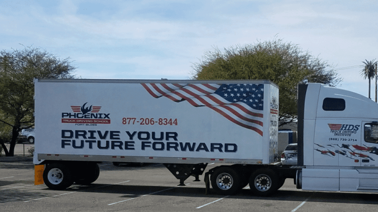 Large Trailer with Vehicle Graphics