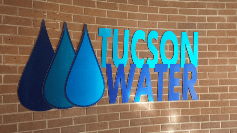 PVC Logo and Lettering for Tucson Water