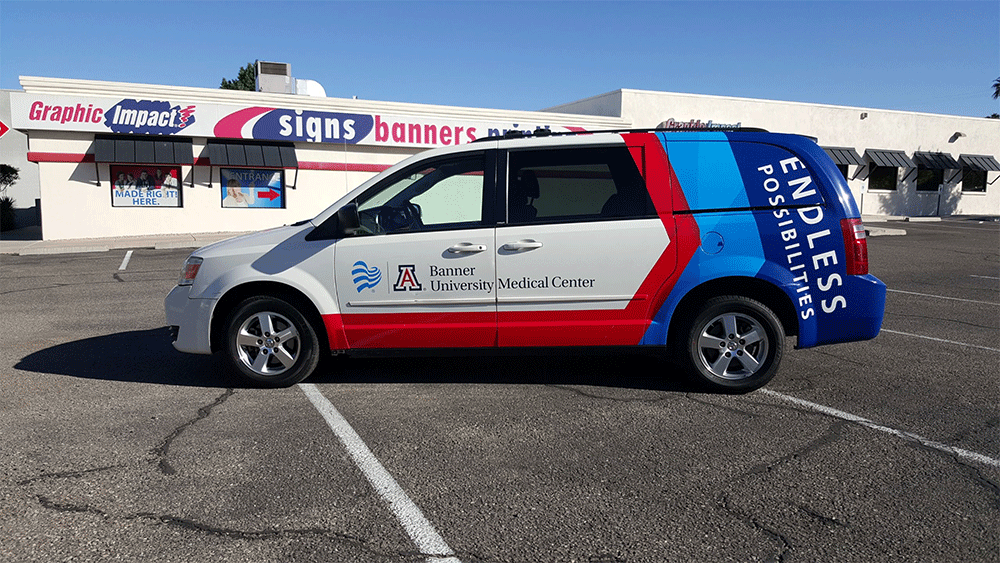 Banner University Medical Center Van. Where Branding is Critical to Strategy.