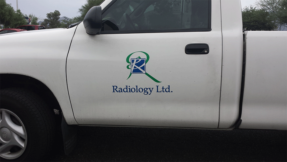 Vehicle Graphics for Radiology Ltd. Can Be Seen All Around Tucson
