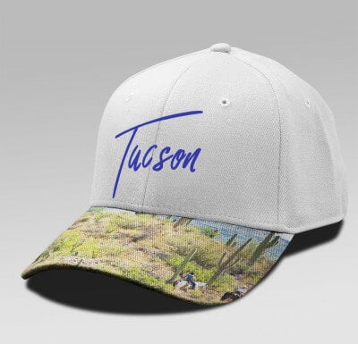 We Print and Thermally Apply Full Color Decoration to Caps