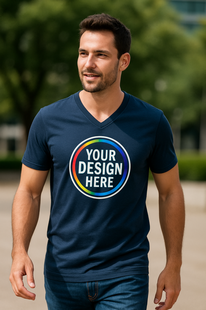 Men's V-Neck Short Sleeve Shirt 1 ChatGPT Image Jul 31 2025 11 04 47 AM