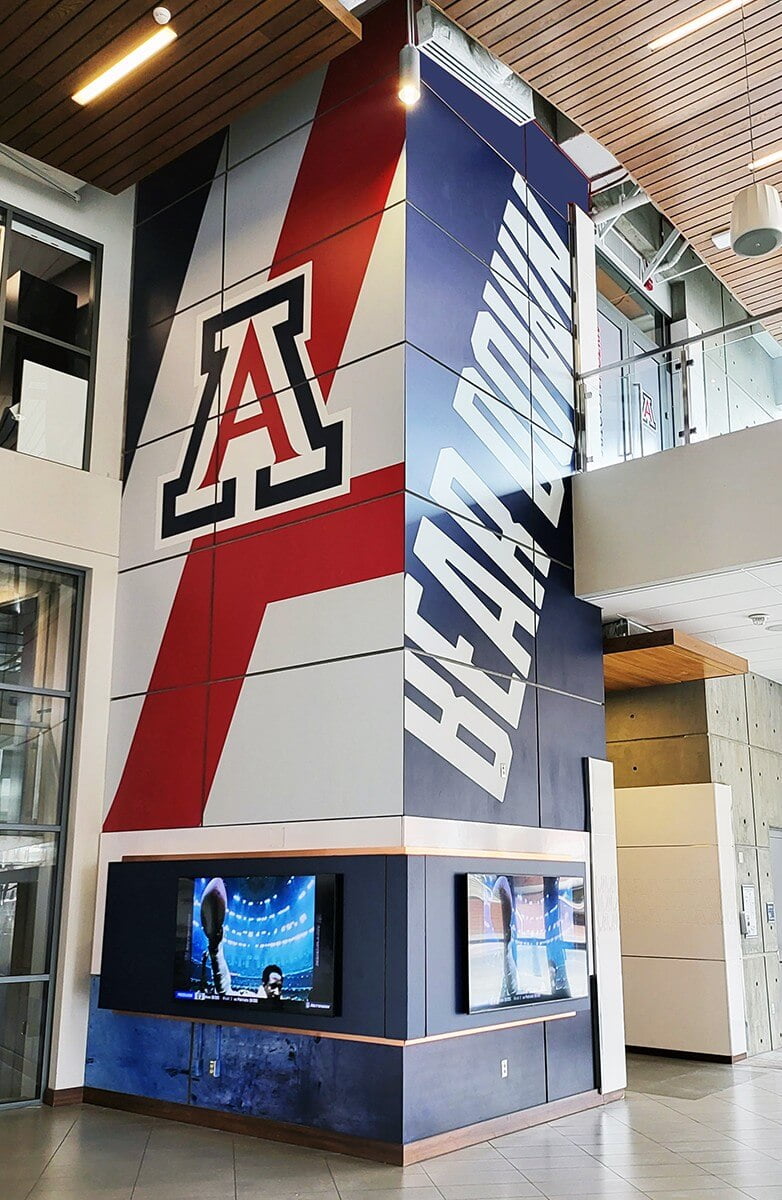 Why Did The University of Arizona Add Branding In The Lowell-Stevens Football Facility?
