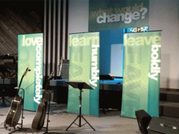 Fabric Banners with a soft feel