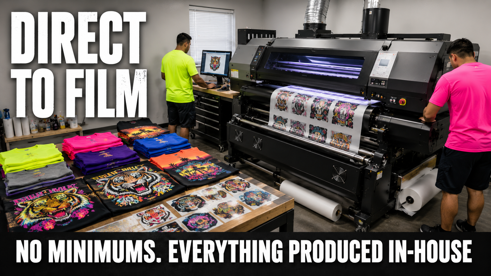 Major Reasons to Use Direct to Film to Customize Apparel and More