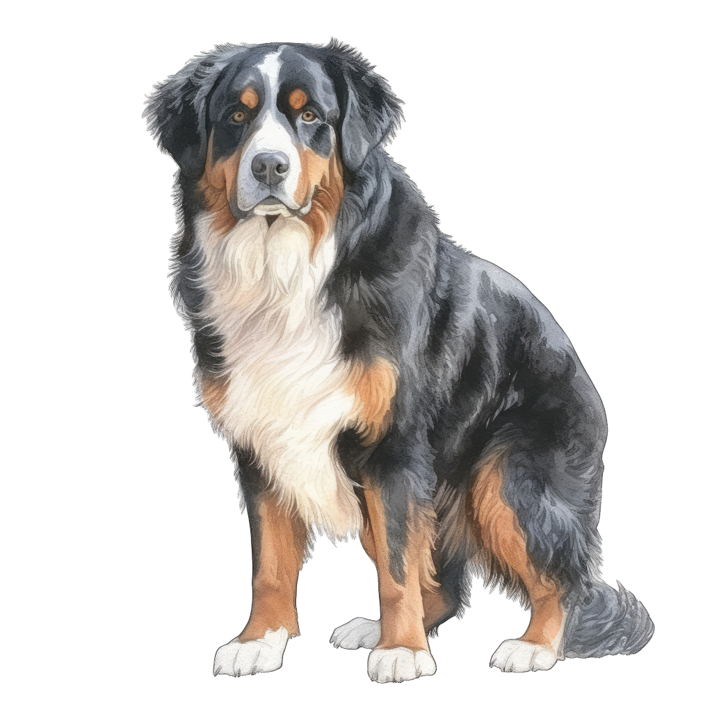 Bernese Mountain Dog 3 Transparent