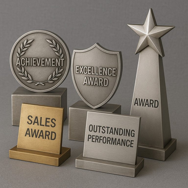 Metal Awards & Plaques in Tucson – Engraved Aluminum, Brass & Stainless.